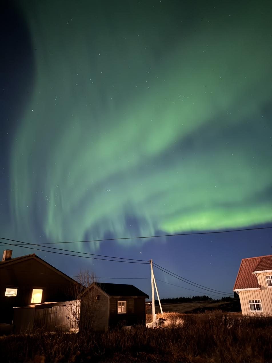 Nordlys over Veiholmen